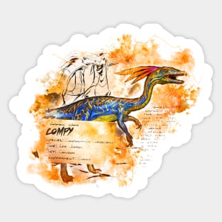 Compsognathus Sticker